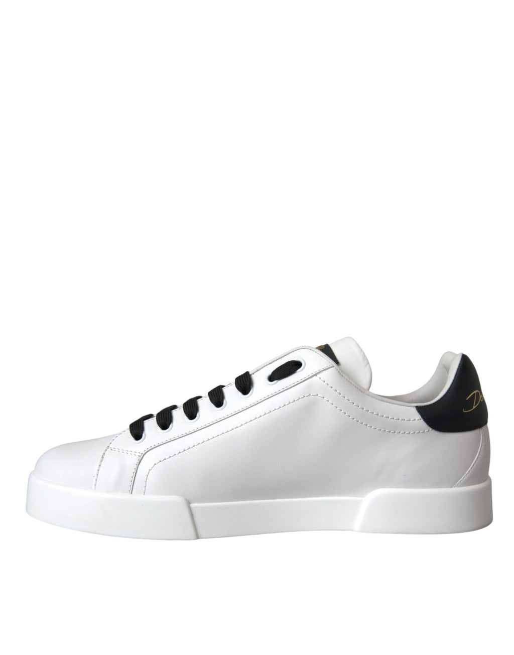Chaussures Dolce & Gabbana en cuir blanc à logo DG - Baskets basses décontractées
