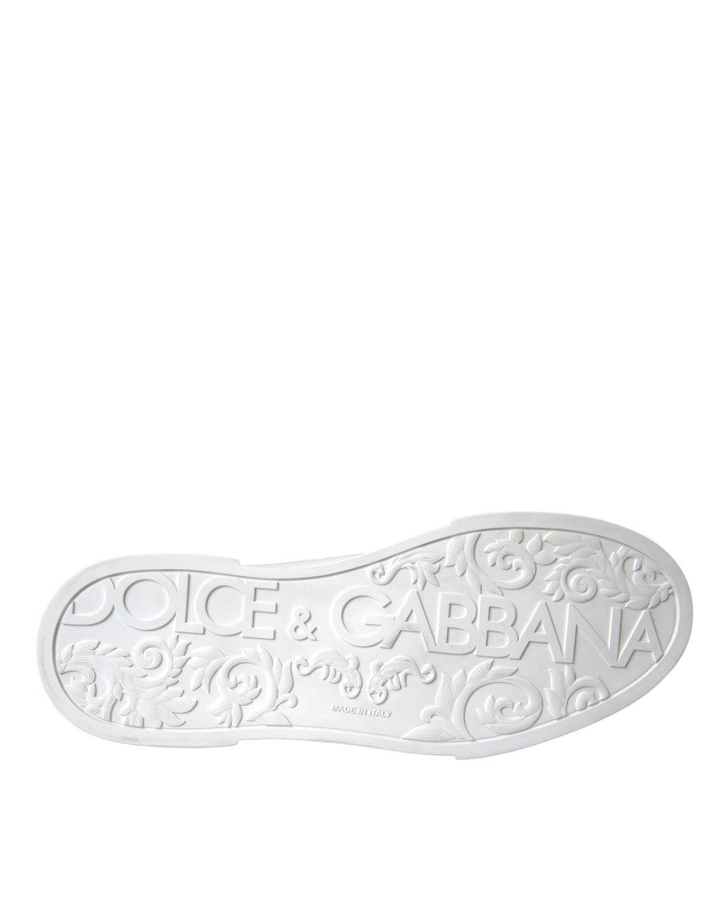 Chaussures Dolce & Gabbana en cuir blanc à logo DG - Baskets basses décontractées