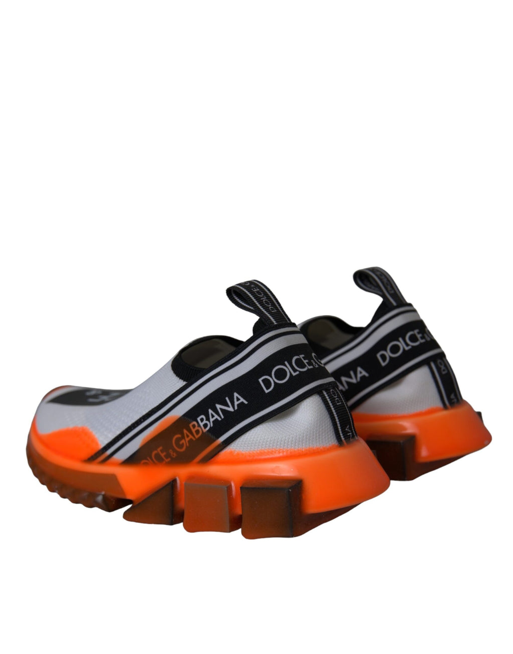 Chaussures Dolce & Gabbana Sorrento à enfiler, noires, blanches et oranges