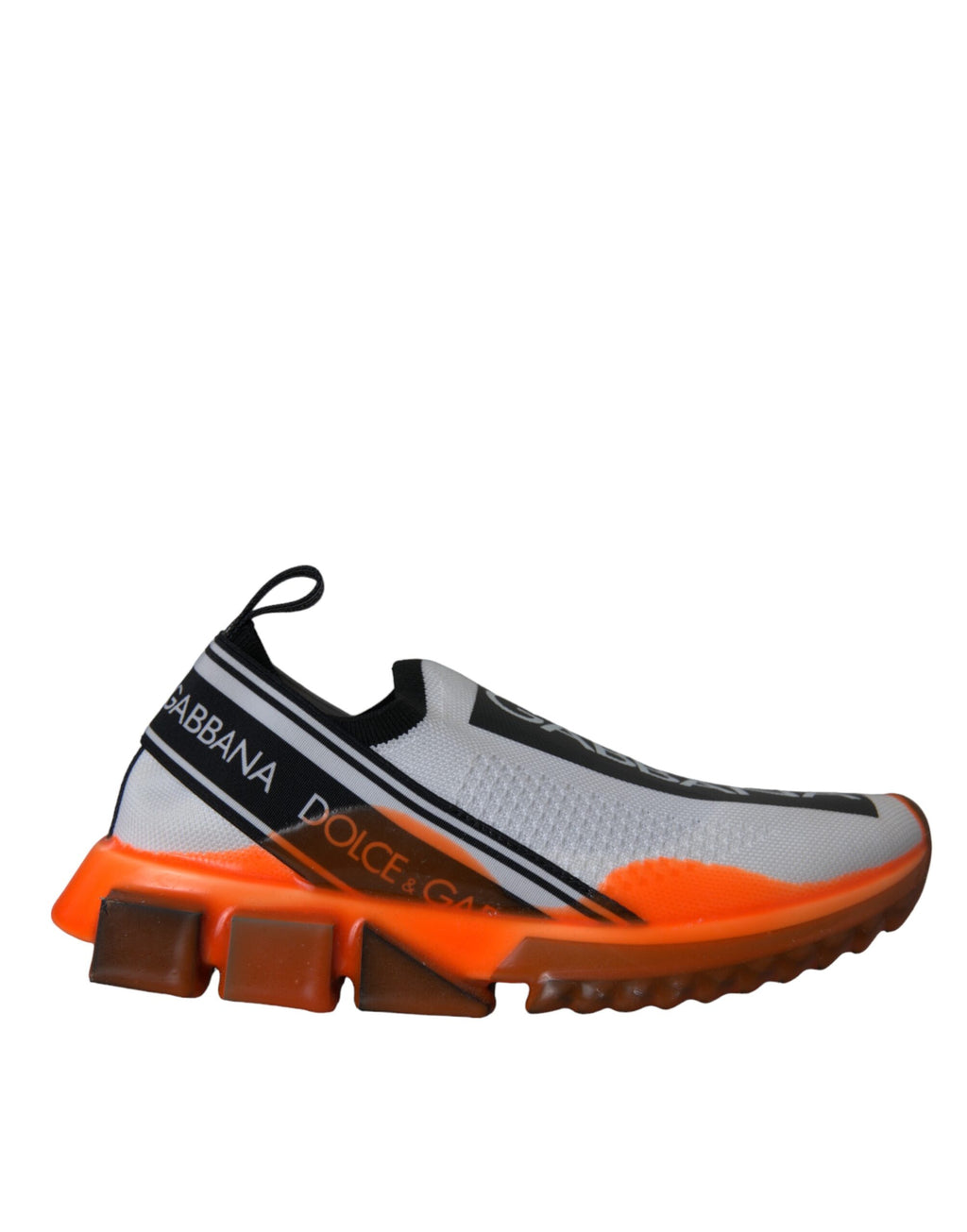 Chaussures Dolce & Gabbana Sorrento à enfiler, noires, blanches et oranges