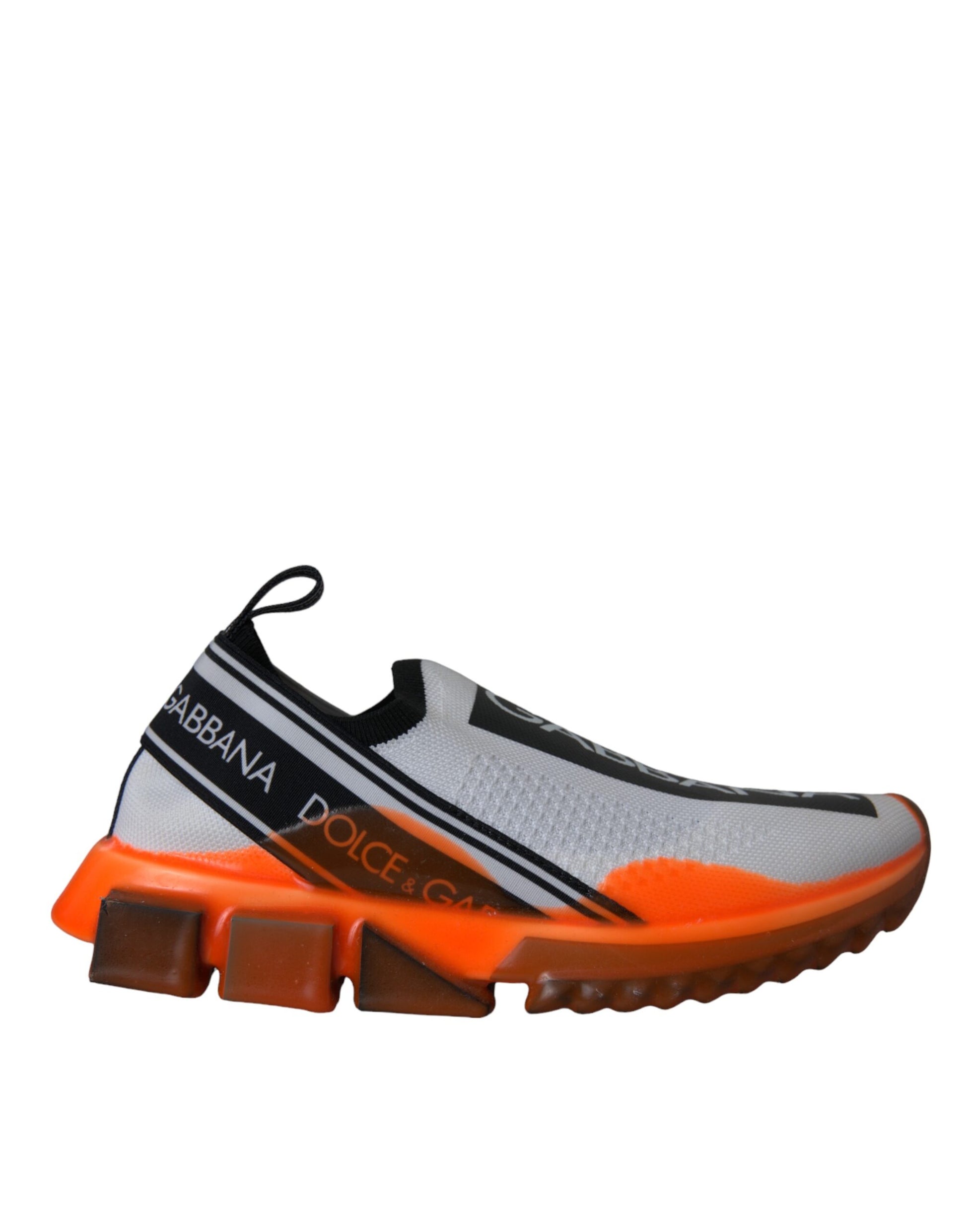 Chaussures Dolce & Gabbana Sorrento à enfiler, noires, blanches et oranges
