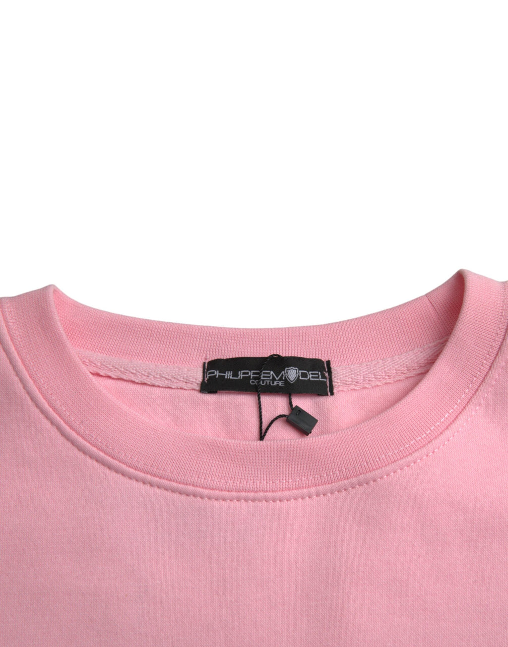 Pull Philippe Model en coton rose à logo et manches longues