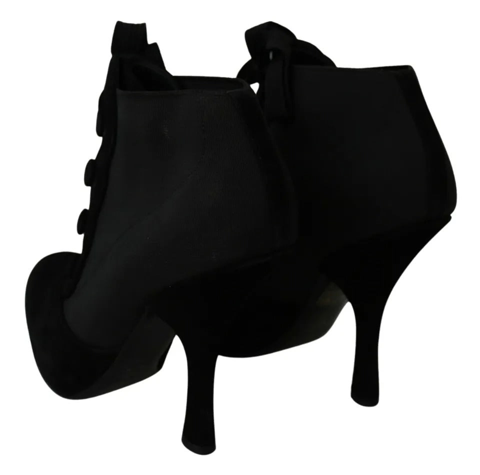 Bottes/Bottines Dolce & Gabbana en Daim Noir Extensible