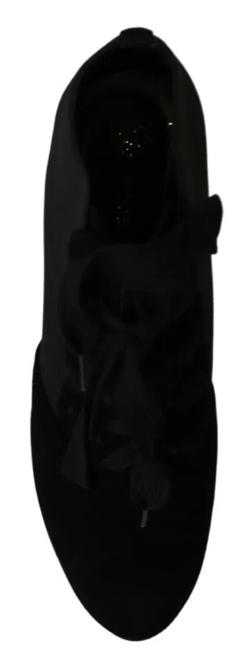 Bottes/Bottines Dolce & Gabbana en Daim Noir Extensible