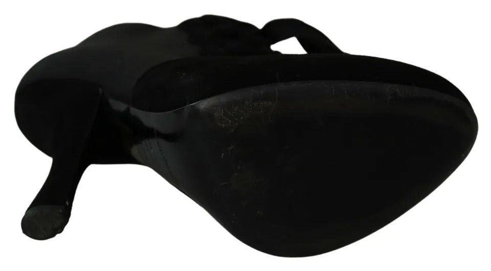Bottes/Bottines Dolce & Gabbana en Daim Noir Extensible