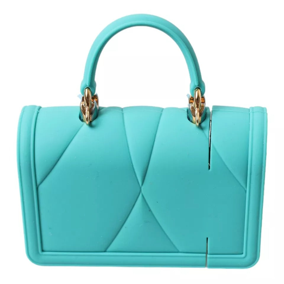 Dolce & Gabbana Housse Turquoise en Silicone avec Cœur Devotion pour Airpods