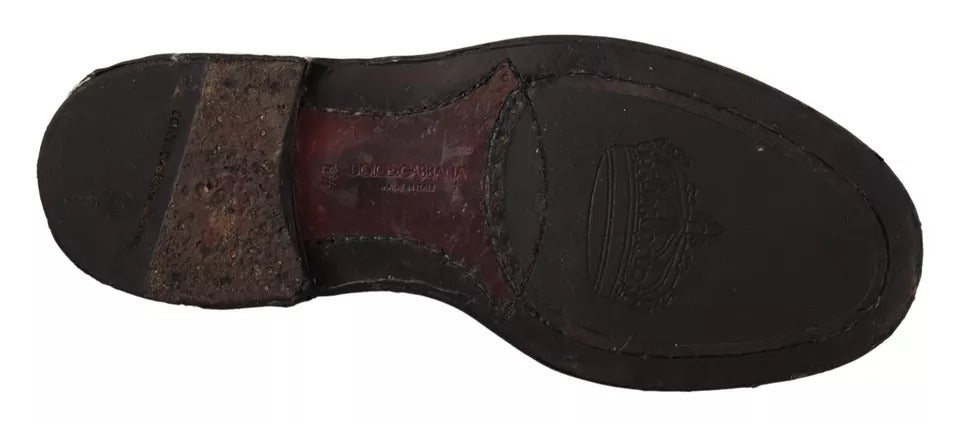 Chaussures Richelieu Dolce & Gabbana en cuir noir