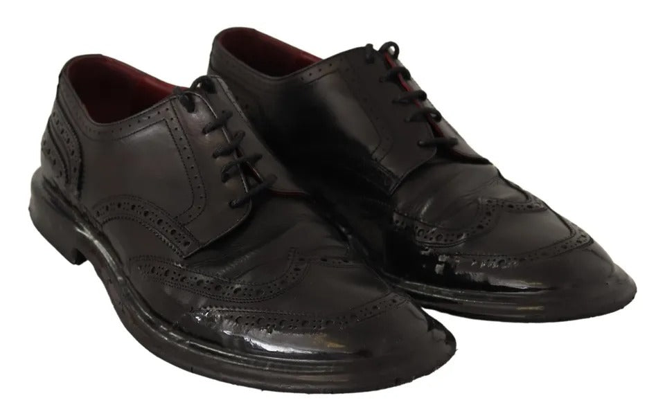 Chaussures Richelieu Dolce & Gabbana en cuir noir