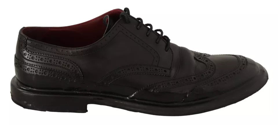 Chaussures Richelieu Dolce & Gabbana en cuir noir
