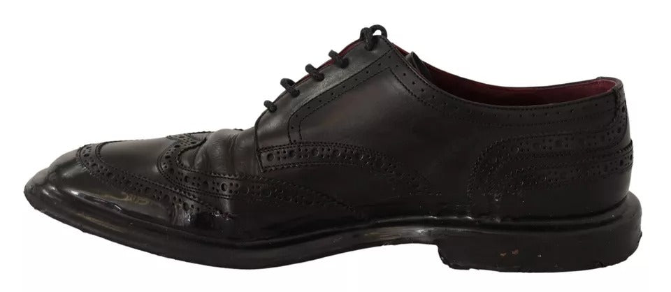 Chaussures Richelieu Dolce & Gabbana en cuir noir