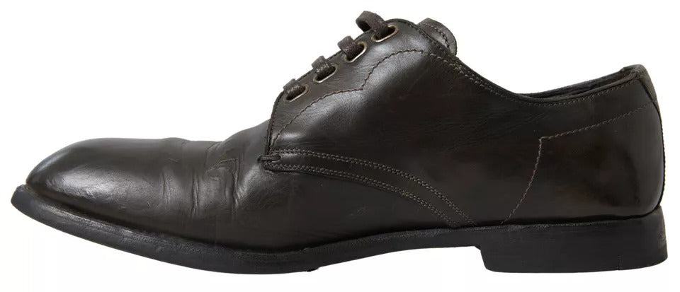 Chaussures habillées de cérémonie en cuir vert pour homme Dolce & Gabbana