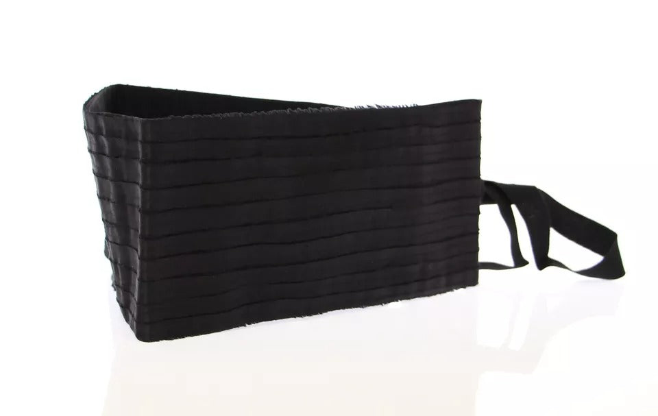 Ceinture Cache-Corset Femme Dolce & Gabbana en Soie Noire