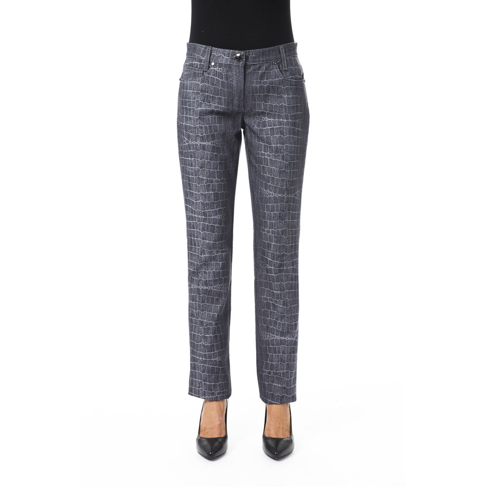 Pantalon Byblos noir en viscose pour femme