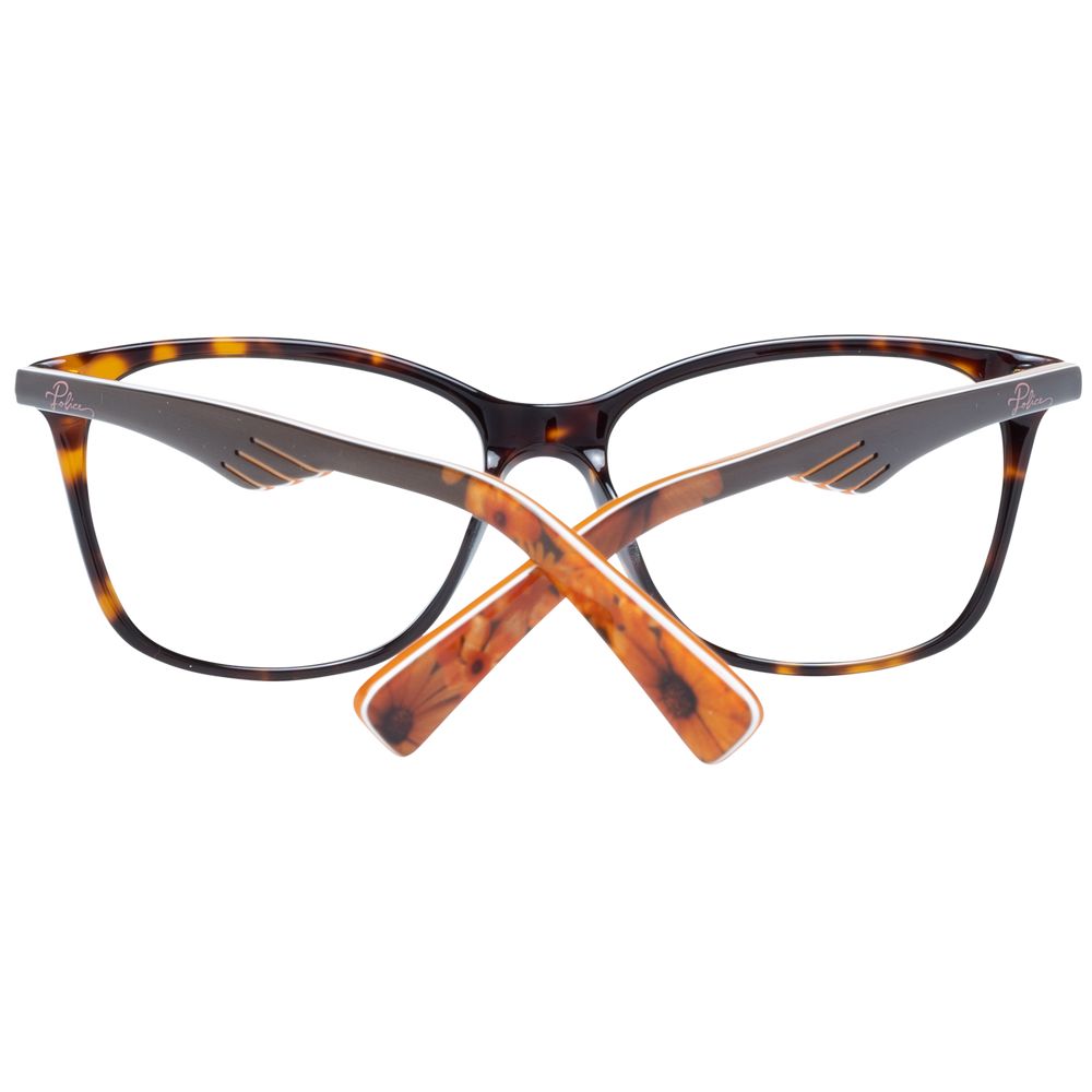 Lunettes (montures) en plastique marron Police
