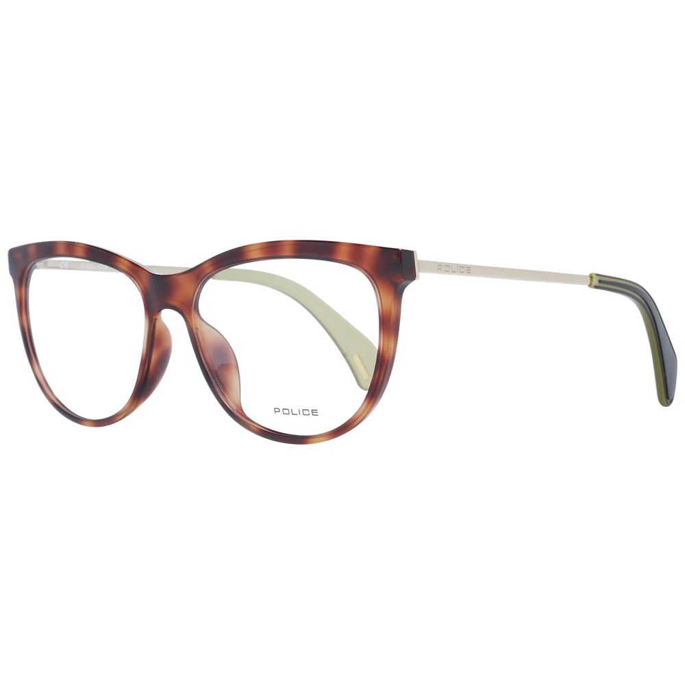 Police Brown Metal & Plastic Glasses (Frames)