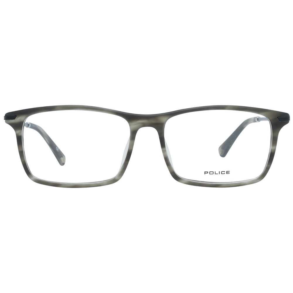 Lunettes Police en métal et plastique gris (monture)
