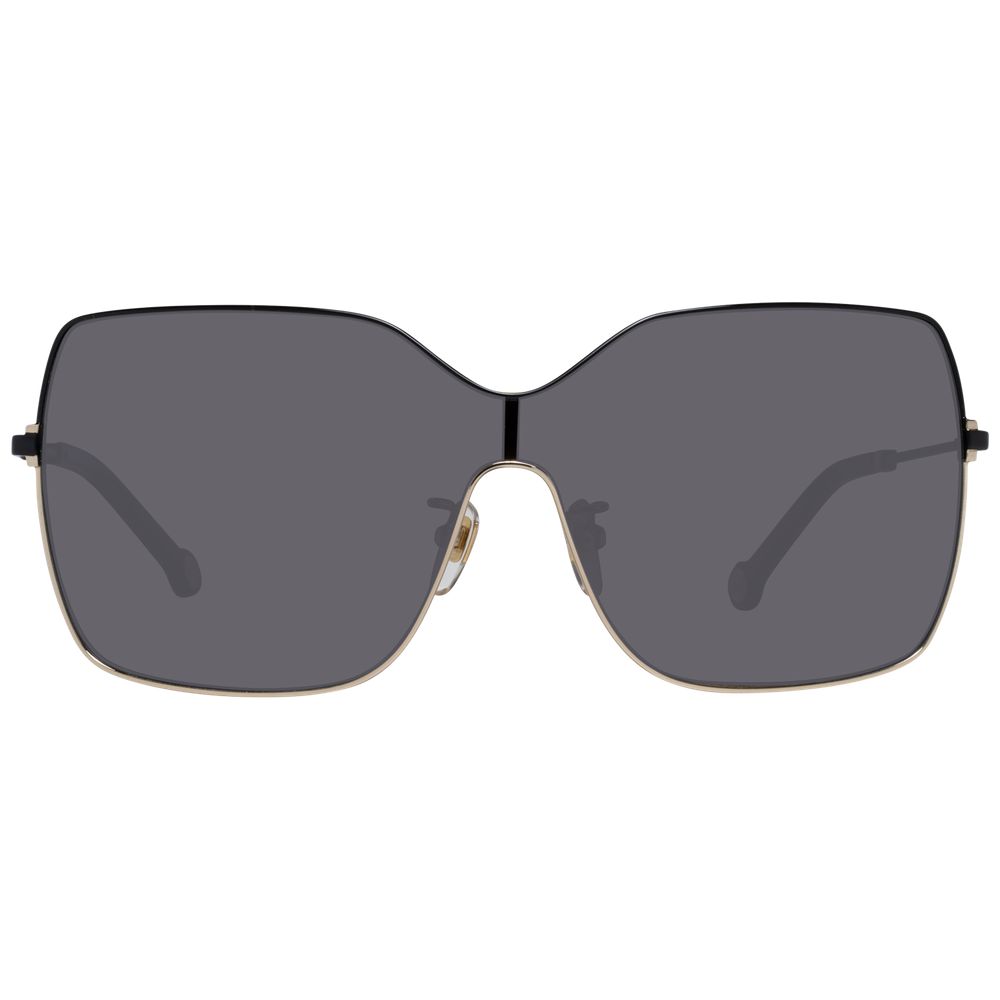 Lunettes de soleil en métal noir Carolina Herrera