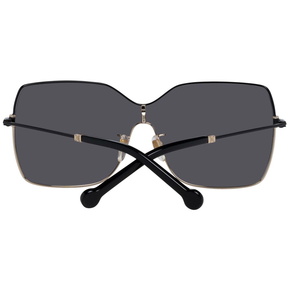 Lunettes de soleil en métal noir Carolina Herrera