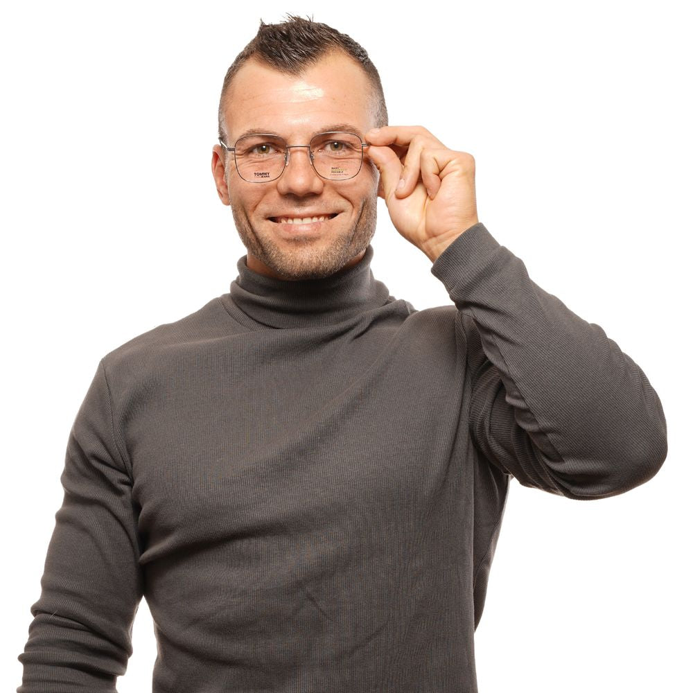 Lunettes en métal et plastique gris Tommy Hilfiger (Monture)