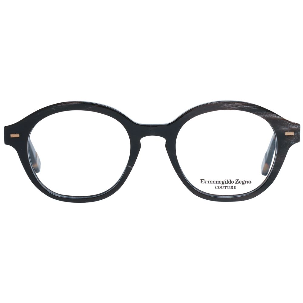 Lunettes Ermenegildo Zegna en corne marron (Monture)
