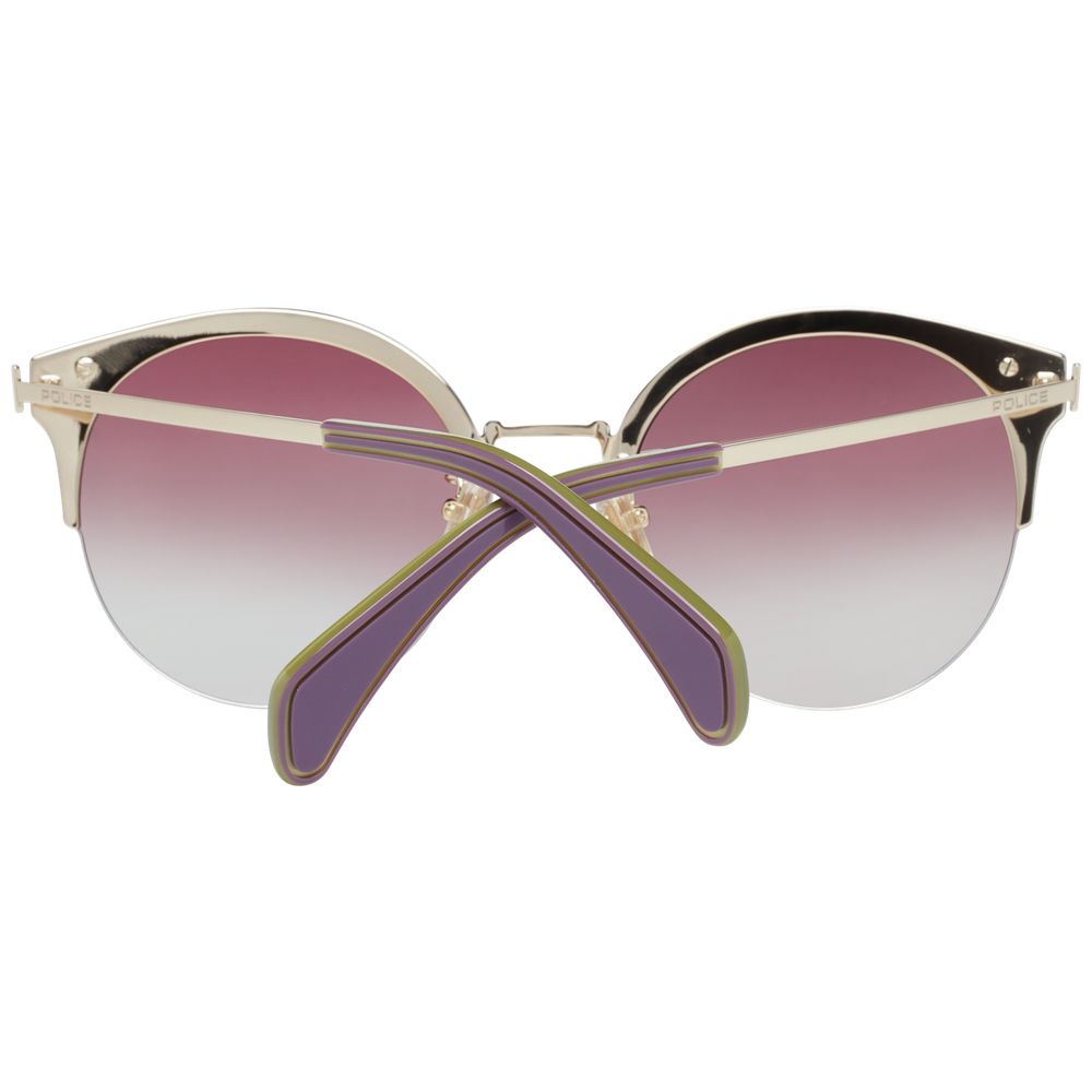 Police Gold Metal & Plastic Sunglasses