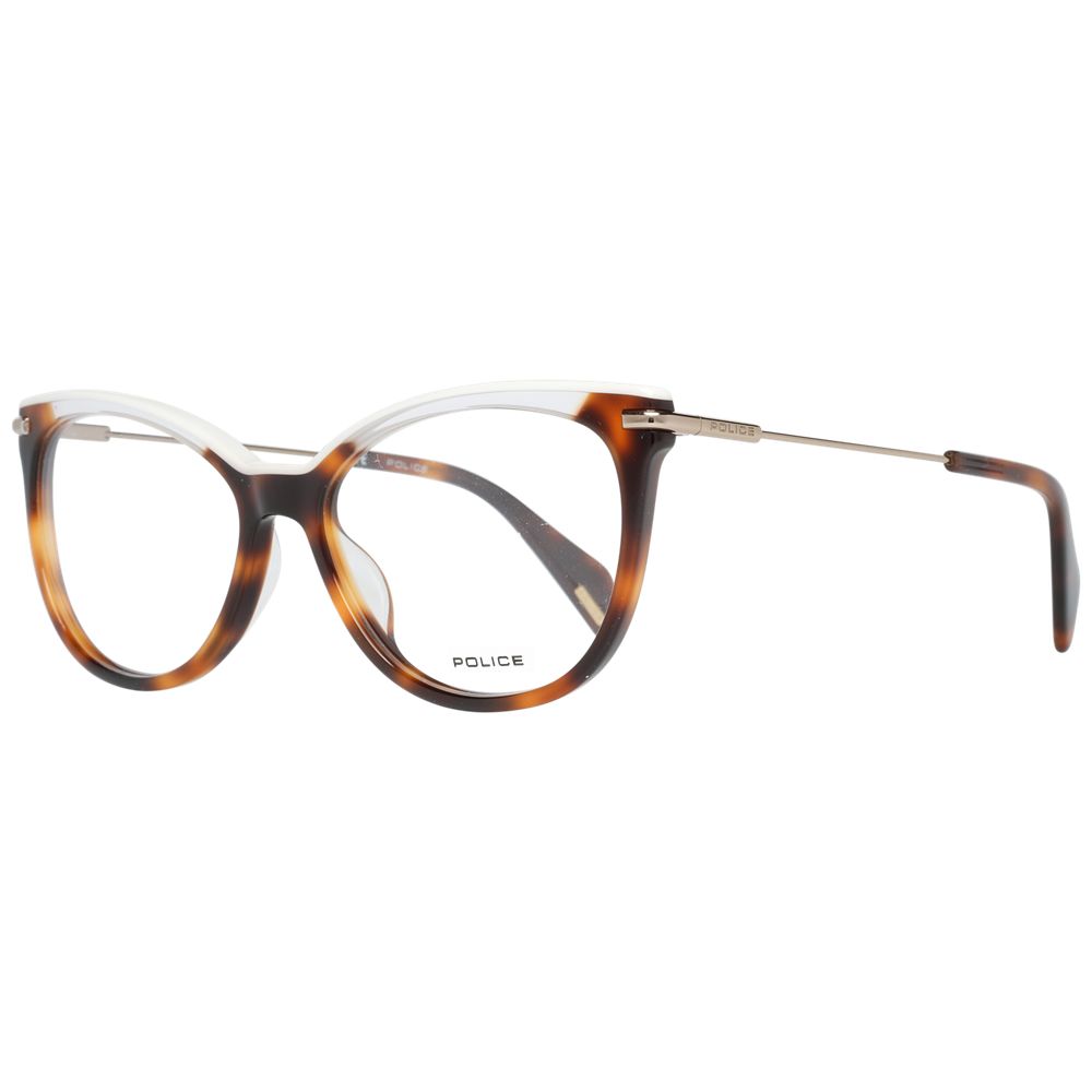 Police Brown Metal & Plastic Glasses (Frames)