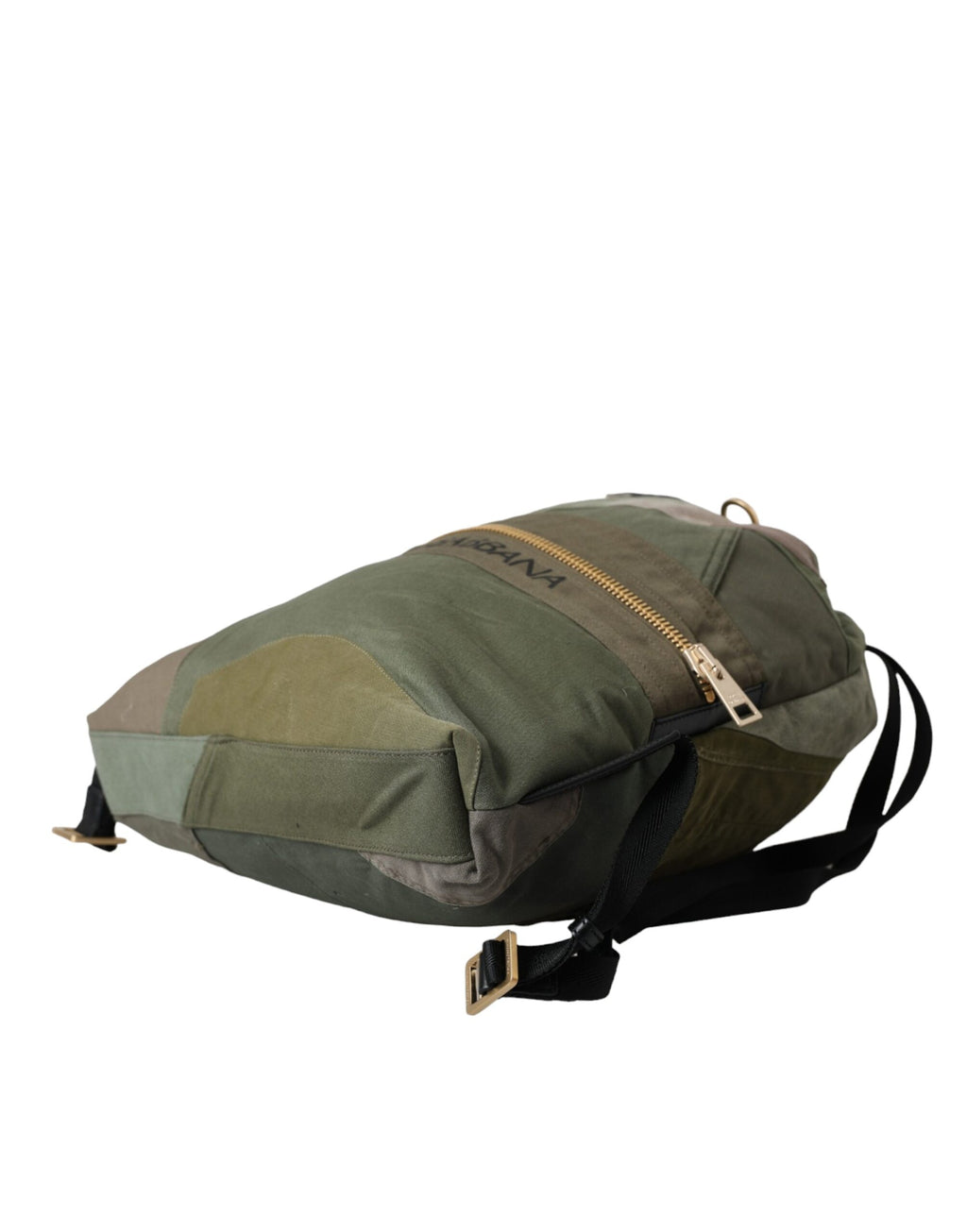 Sac à dos Rucksack patchwork vert militaire Dolce & Gabbana