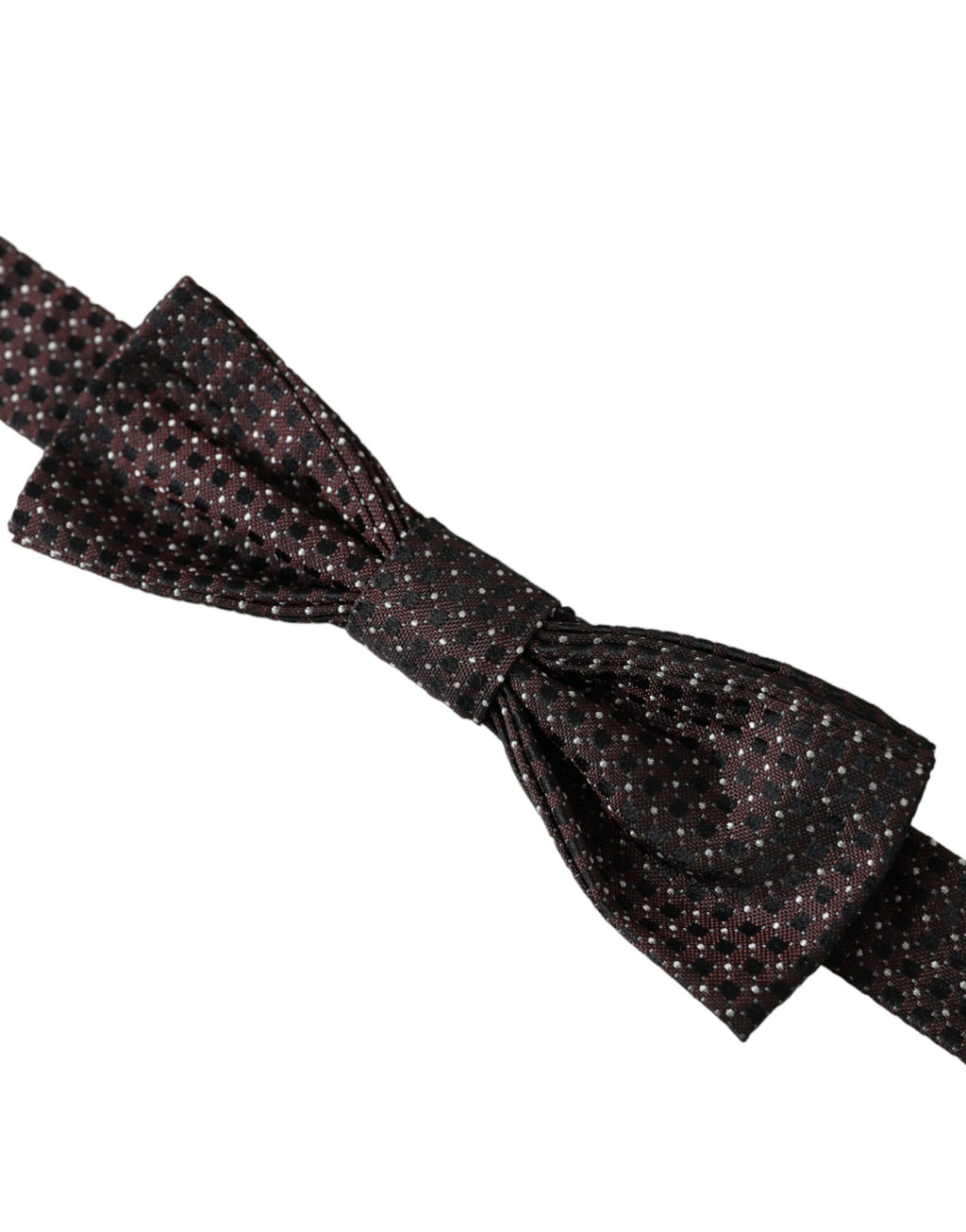 Nœud papillon pour homme Dolce & Gabbana en soie marron Fantasy à tour de cou réglable