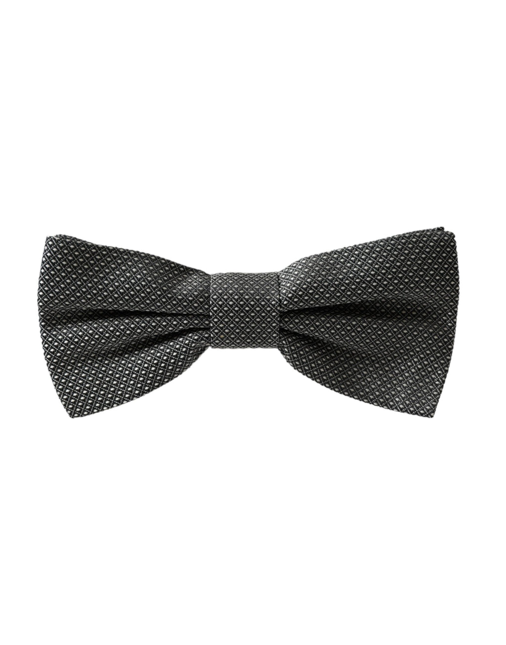Nœud papillon réglable pour homme Dolce & Gabbana en soie grise à motifs
