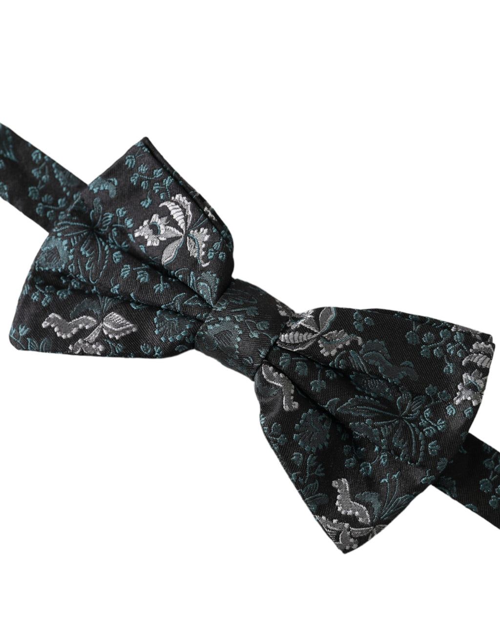 Nœud Papillon Réglable en Soie à Motif Floral Fantaisie Multicolore Dolce & Gabbana pour Homme