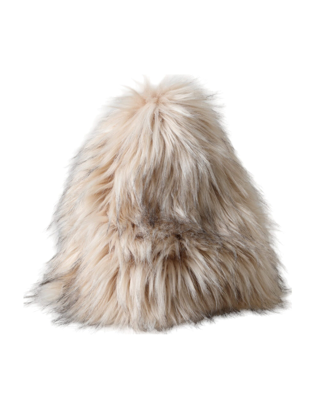 Chapeau bob Dolce & Gabbana en fausse fourrure acrylique beige pour femme