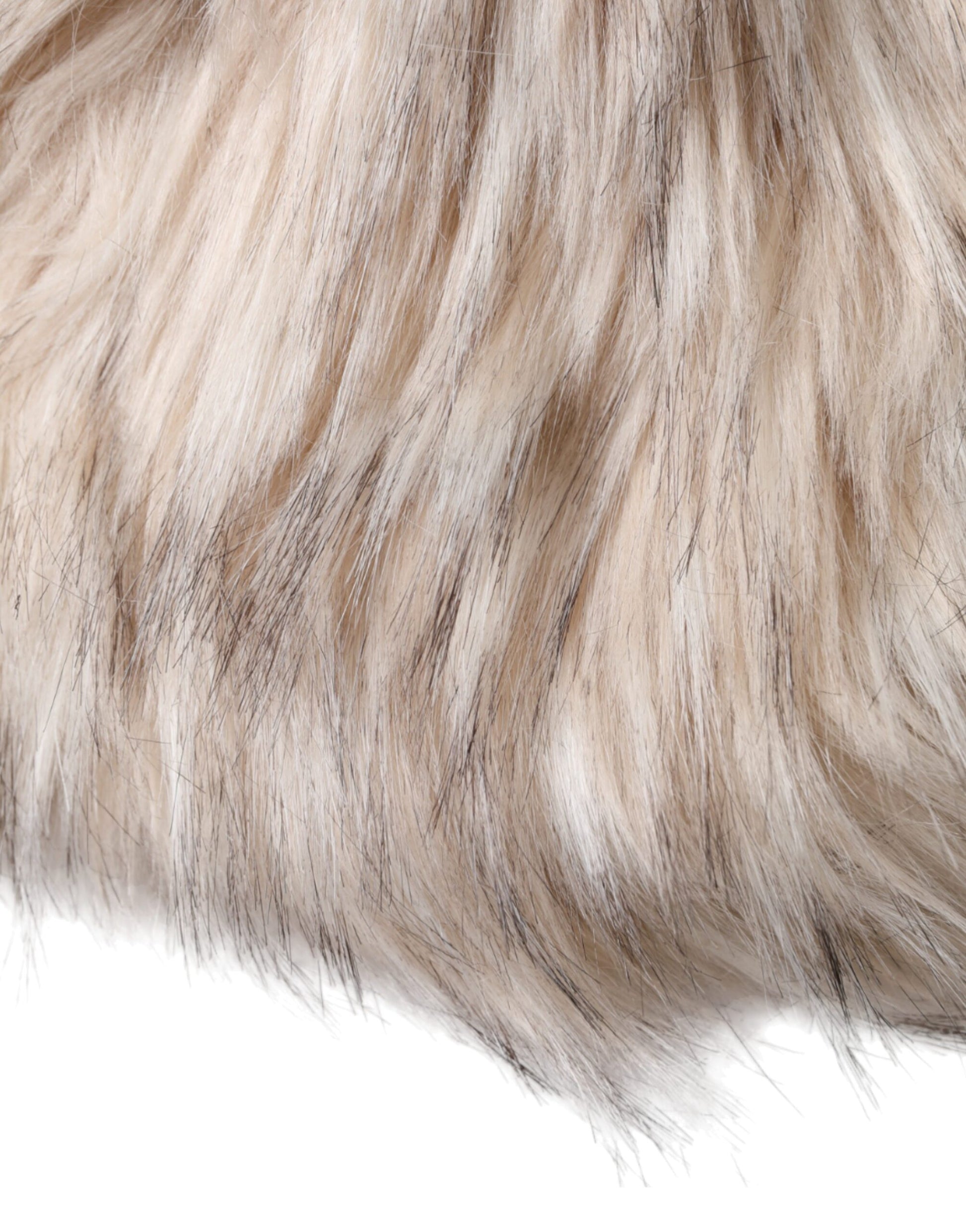 Chapeau bob Dolce & Gabbana en fausse fourrure acrylique beige pour femme
