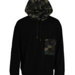 Pull à capuche Dolce & Gabbana camouflage noir