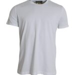 T-shirt Dolce & Gabbana en coton blanc à col rond et manches courtes