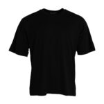 T-shirt Dolce & Gabbana en coton noir à col rond et manches courtes