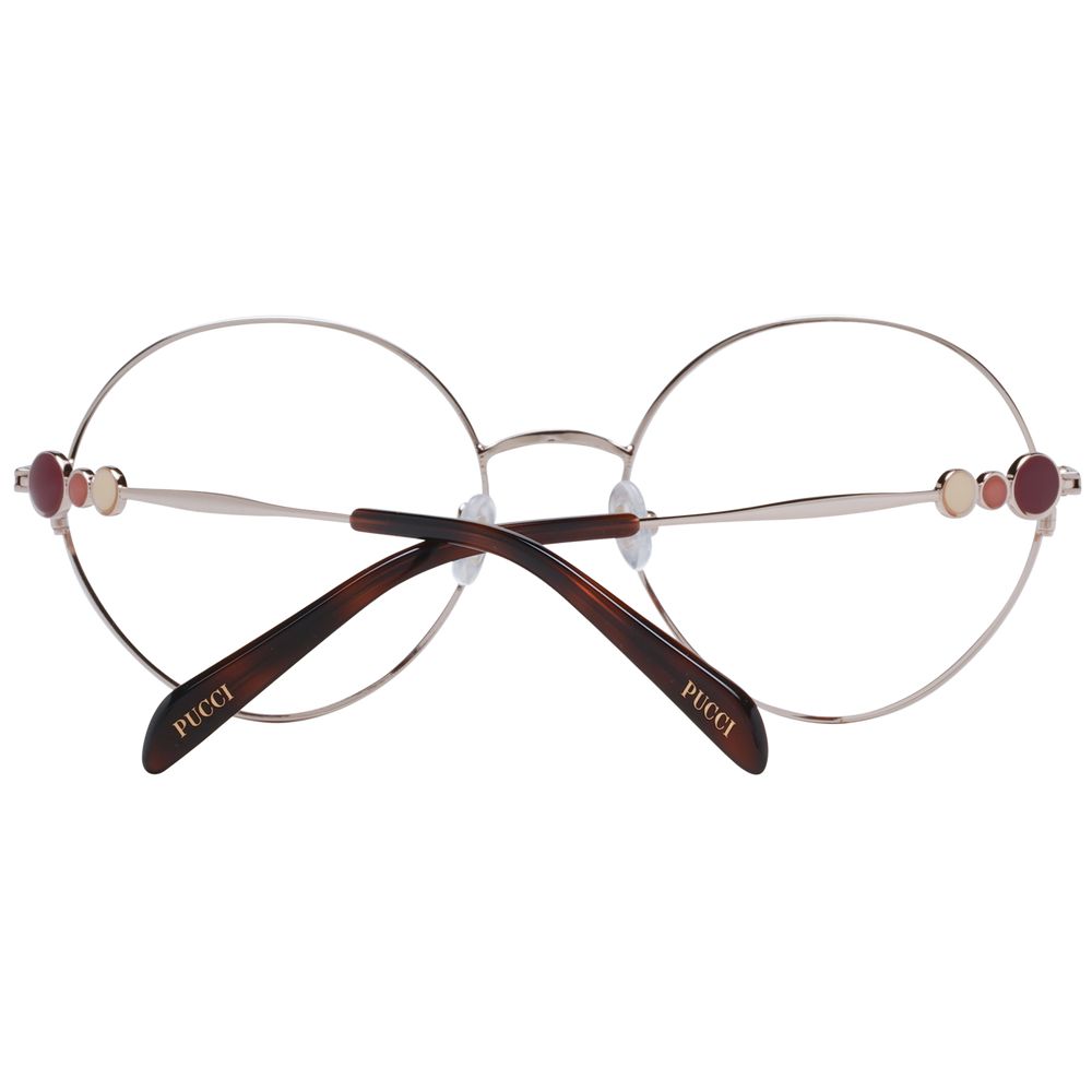 Lunettes (monture) en métal multicolore Emilio Pucci