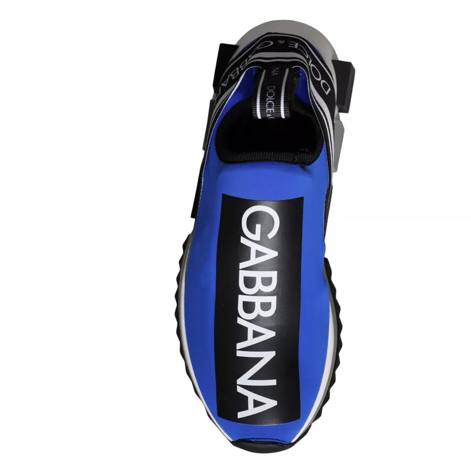 Chaussures Sneakers Basses Sorrento Dolce & Gabbana Bleues Logo