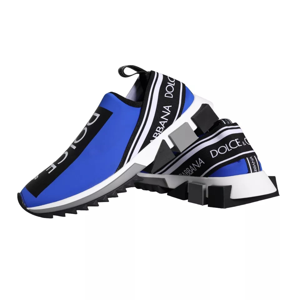 Chaussures Sneakers Basses Sorrento Dolce & Gabbana Bleues Logo
