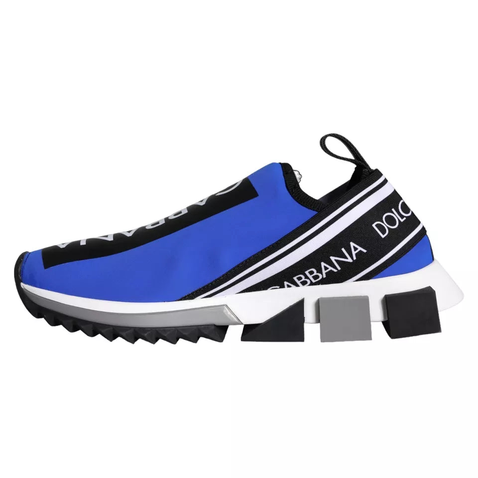 Chaussures Sneakers Basses Sorrento Dolce & Gabbana Bleues Logo