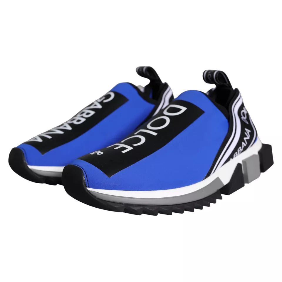 Chaussures Sneakers Basses Sorrento Dolce & Gabbana Bleues Logo