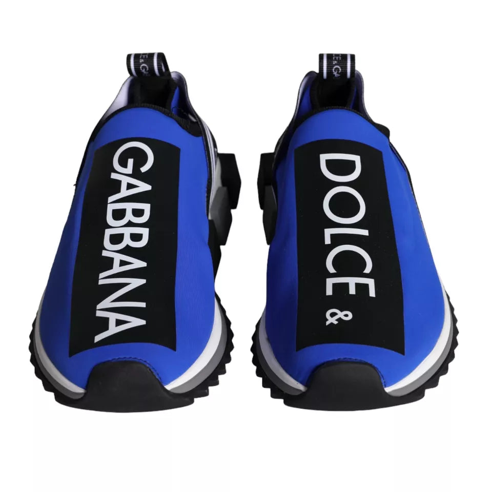 Chaussures Sneakers Basses Sorrento Dolce & Gabbana Bleues Logo