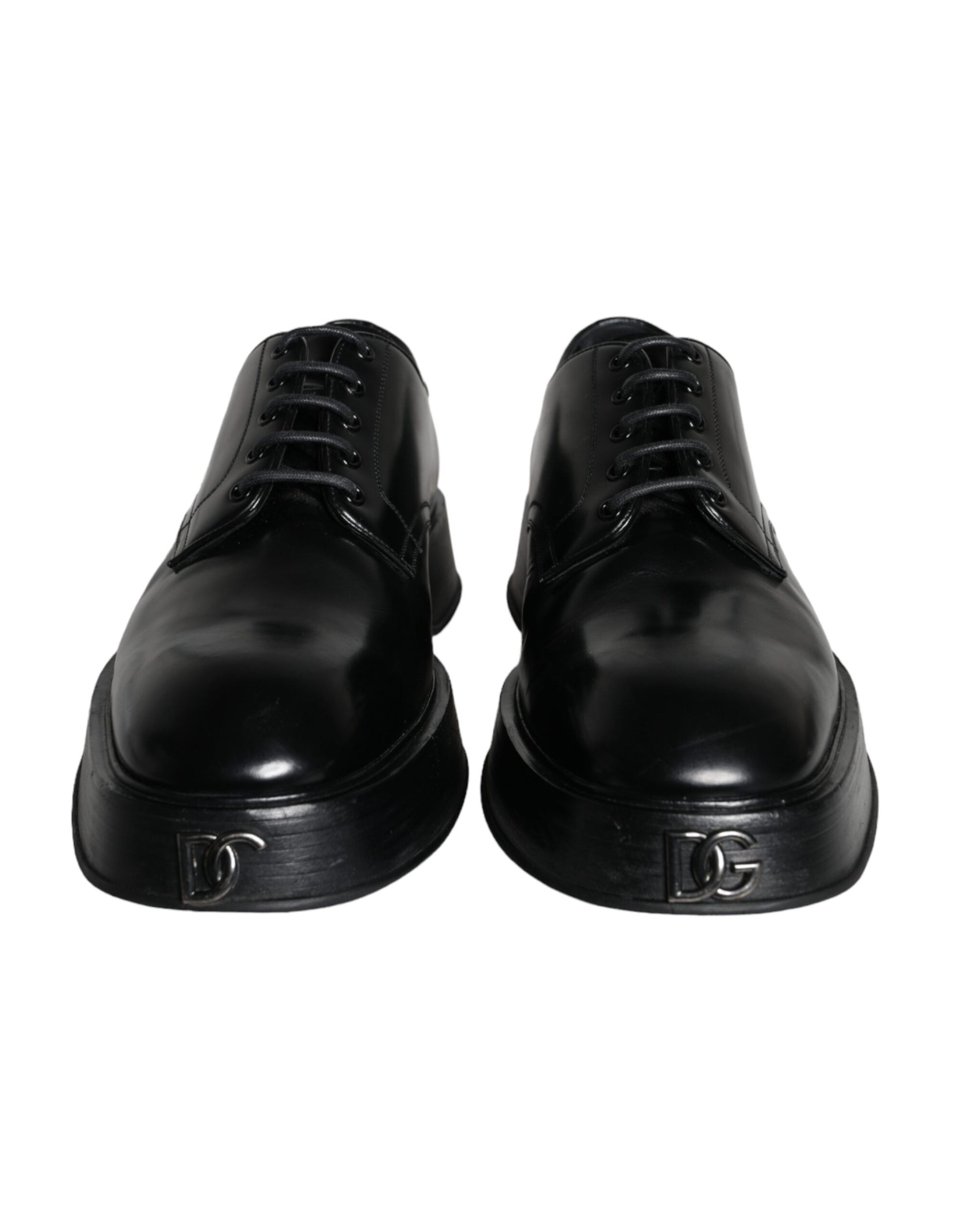 Chaussures habillées de ville Dolce & Gabbana en cuir de veau noir de type Derby