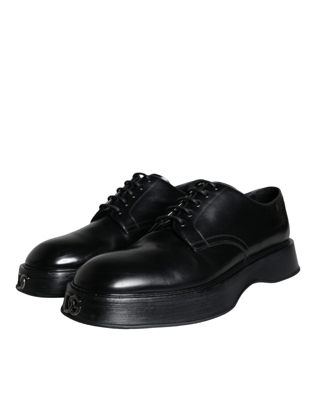 Chaussures habillées de ville Dolce & Gabbana en cuir de veau noir de type Derby