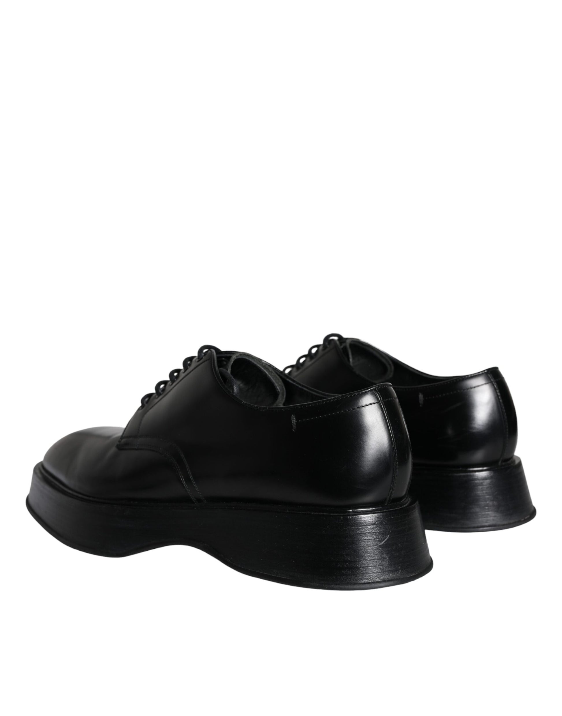 Chaussures habillées de ville Dolce & Gabbana en cuir de veau noir de type Derby
