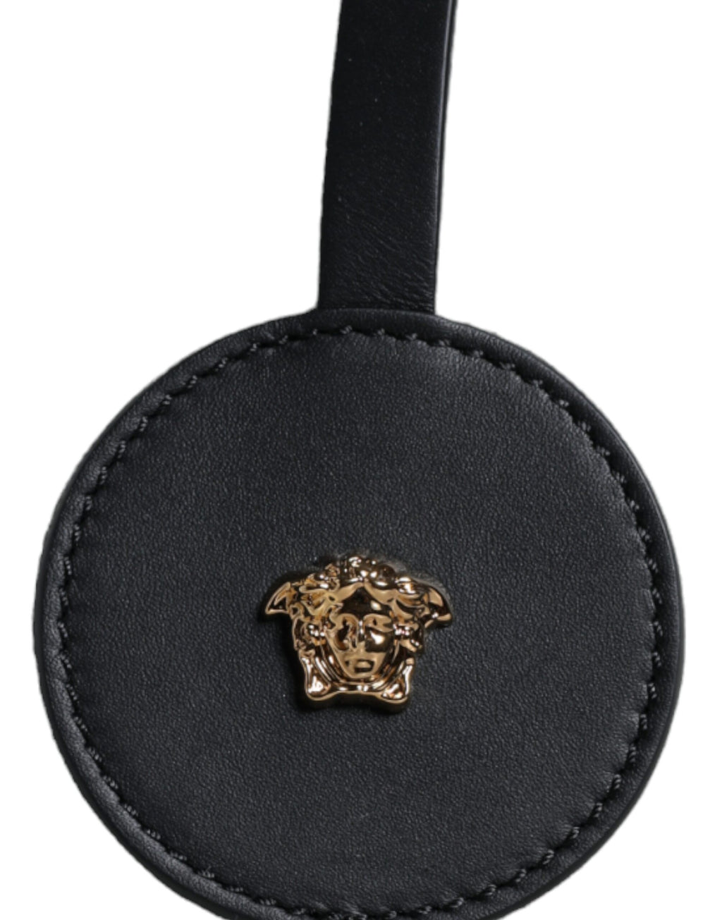 Sac cabas/bandoulière Versace blanc en toile et cuir avec logo et poignée supérieure