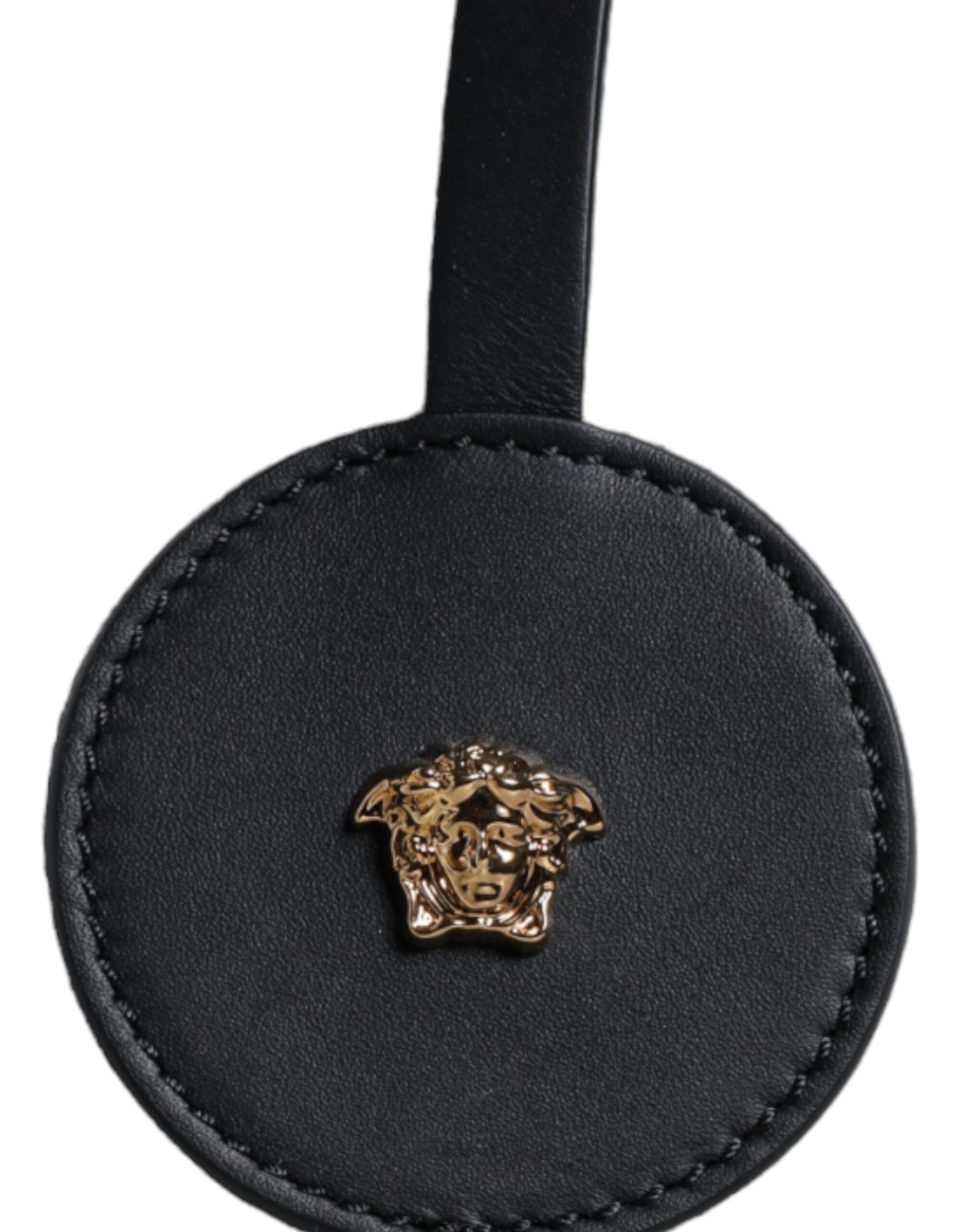 Sac cabas/bandoulière Versace blanc en toile et cuir avec logo et poignée supérieure