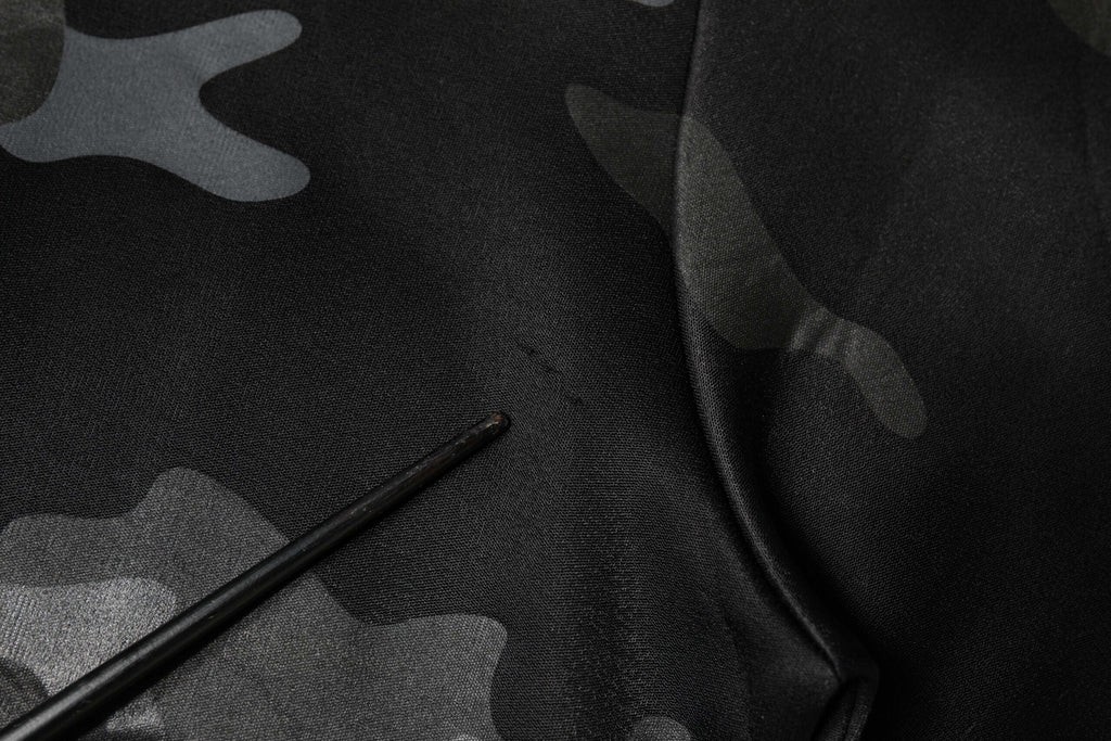Dolce & Gabbana Sweat-shirt col rond camouflage noir