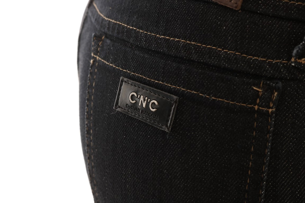 Jean slim stretch en coton bleu Costume National