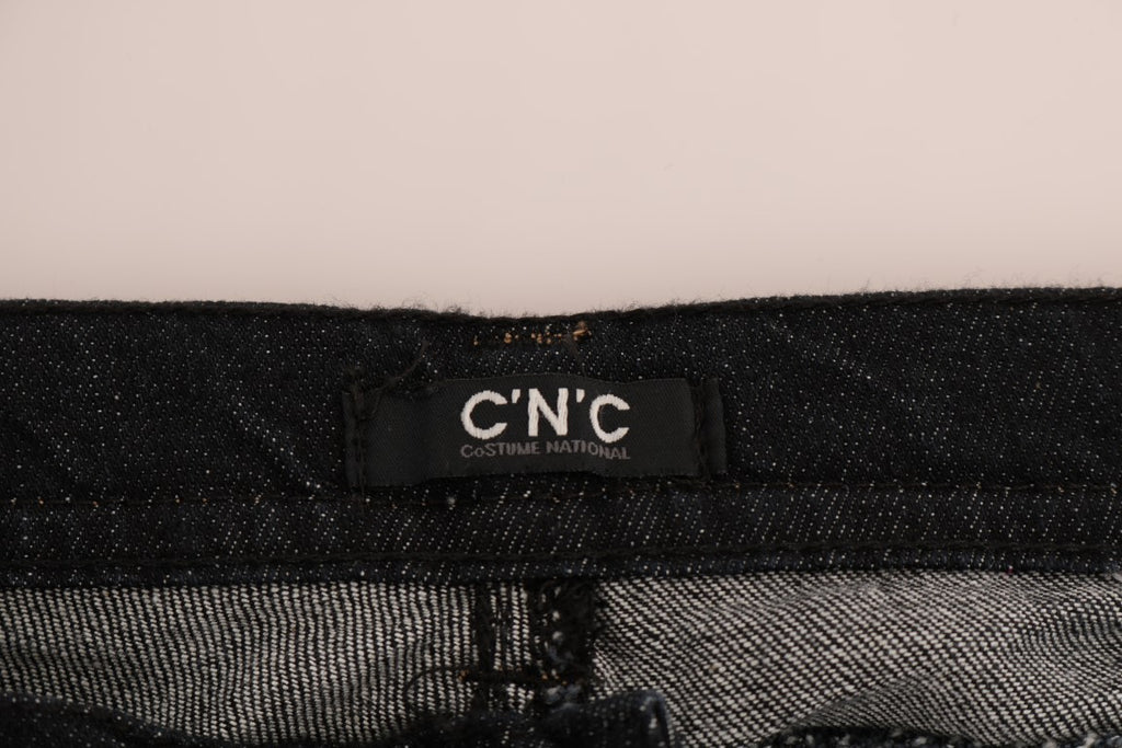 Jean slim stretch en coton bleu Costume National