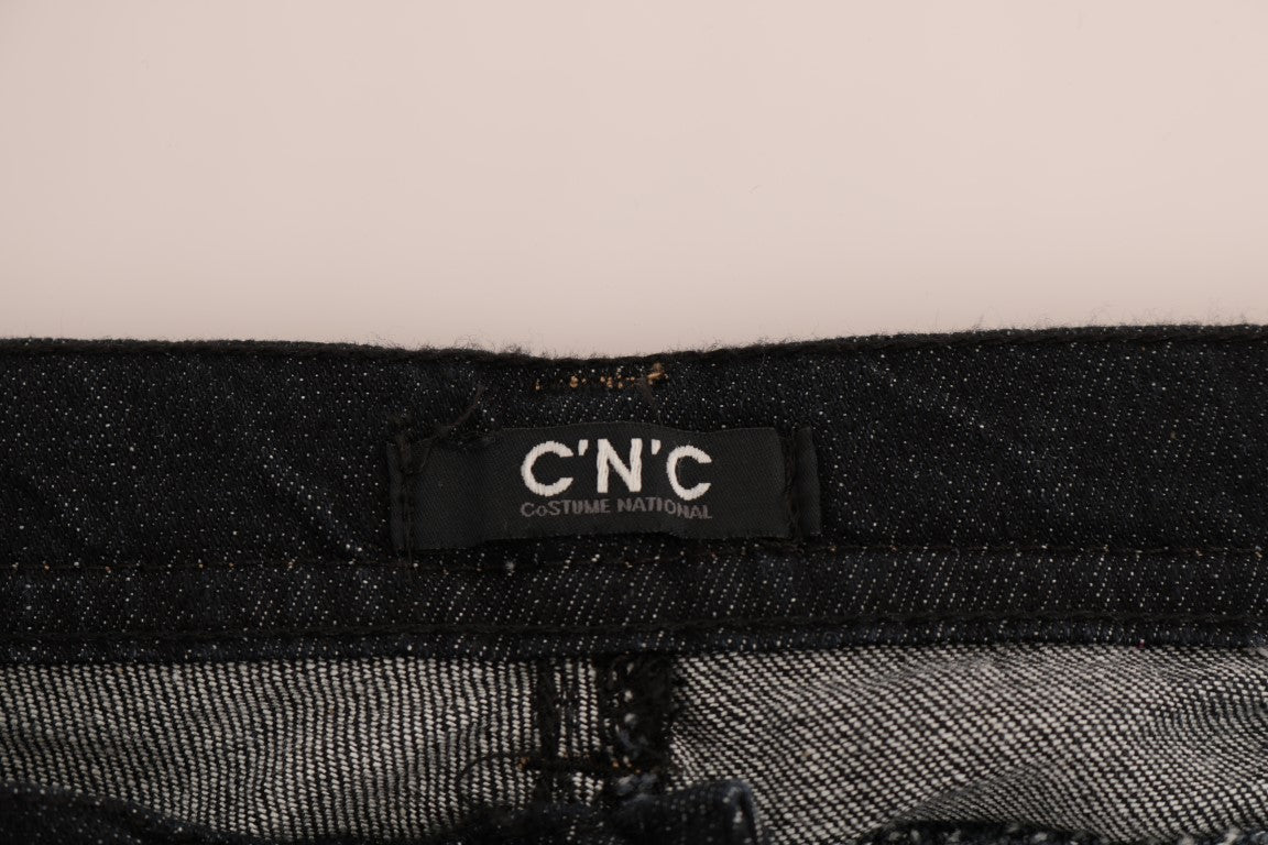 Jean slim stretch en coton bleu Costume National